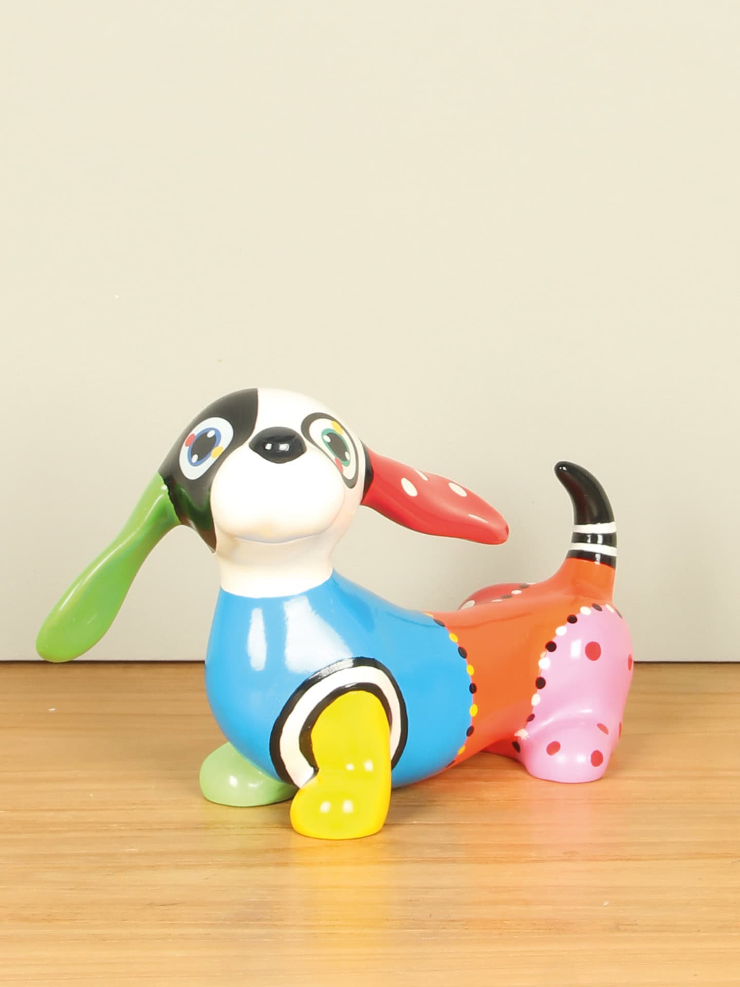 Beeld voor binnen - Multicolor - Resin - James - 17x12x27 cm - Afbeelding 4
