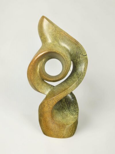 Tuinbeeld – Cheetah jade – Groen – Natuursteen – Chance – 53x26x16 cm