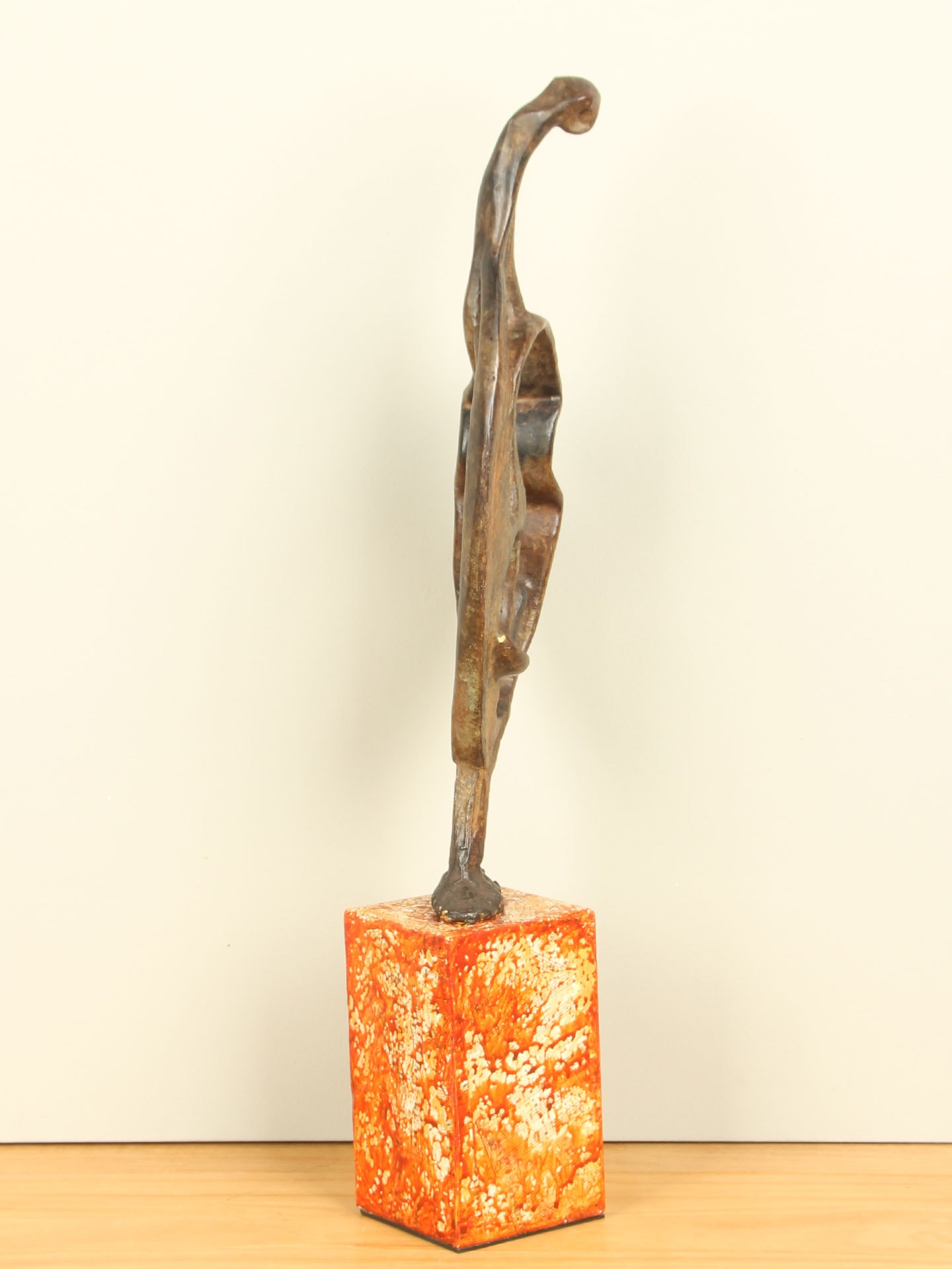 Beeld voor binnen of buiten - Brons - Cello / Bas - 47x12x5 cm - Afbeelding 2