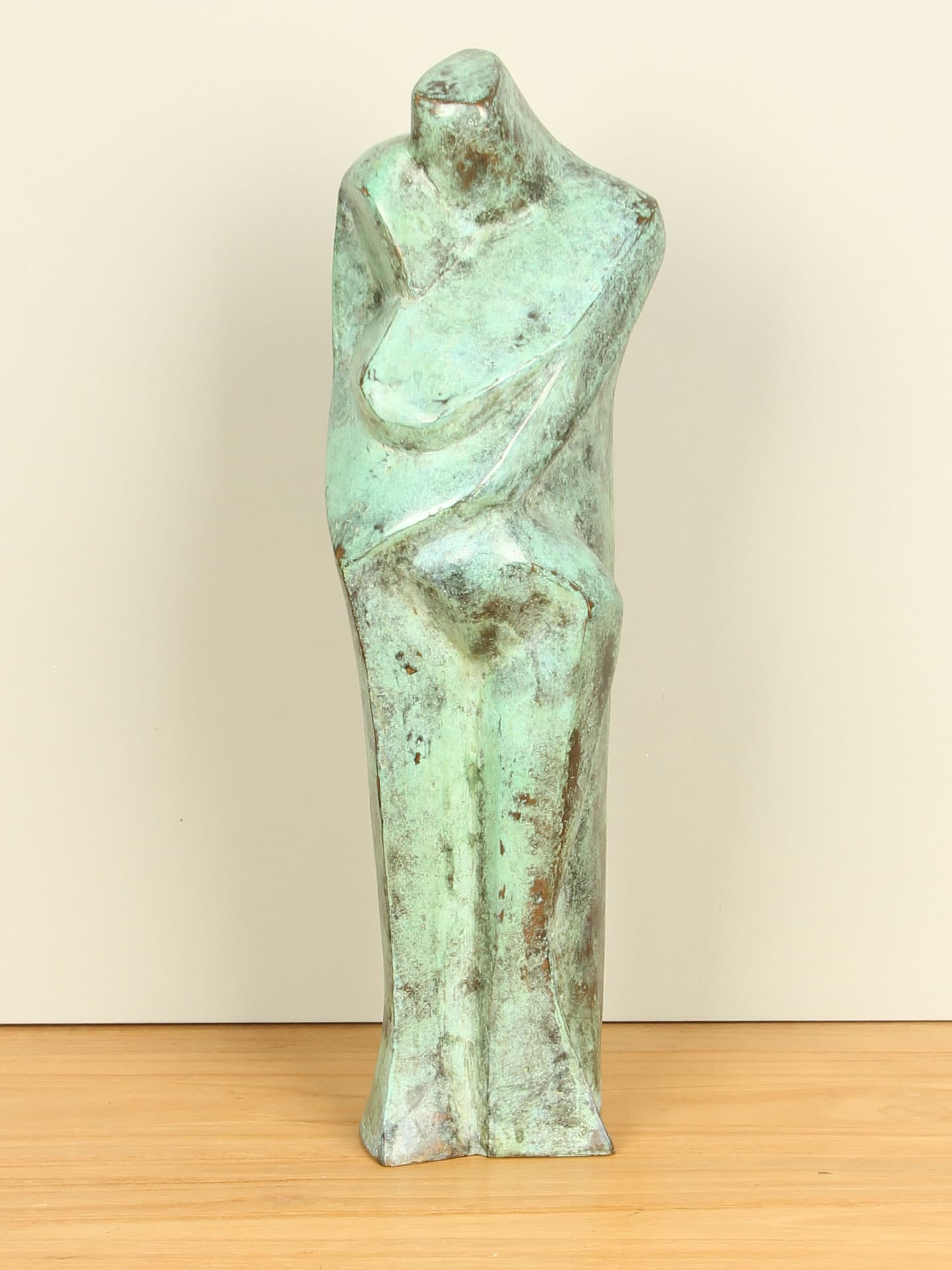 Beeld voor binnen of buiten - Brons - Paar - 42x13x12 cm