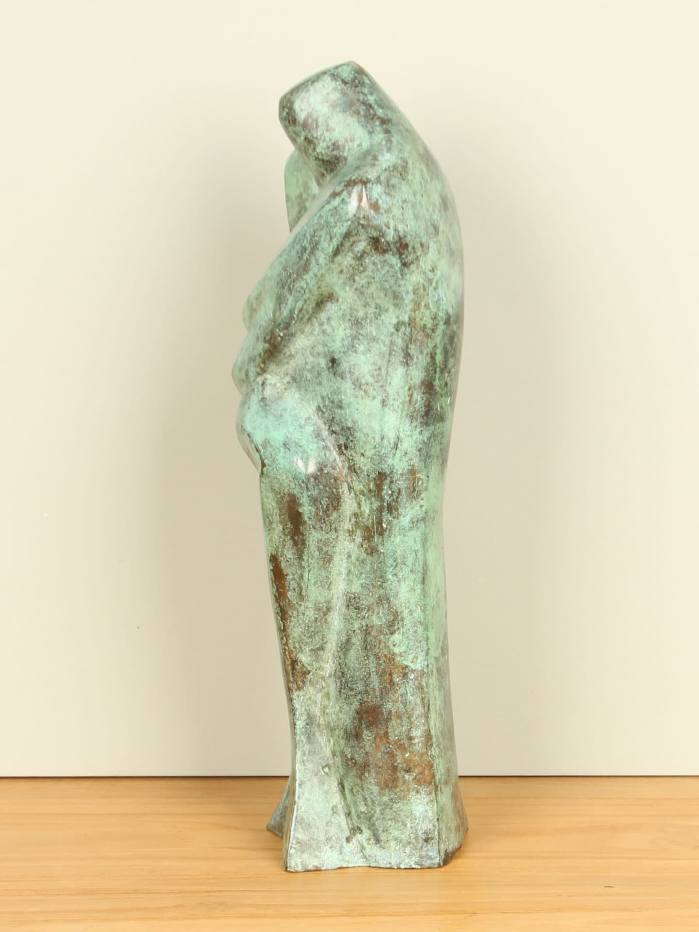 Beeld voor binnen of buiten - Brons - Paar - 42x13x12 cm - Afbeelding 2