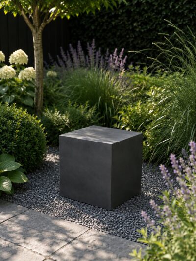 Sokkel / Zuil – Antraciet – Light Cement – 40x40x40 cm