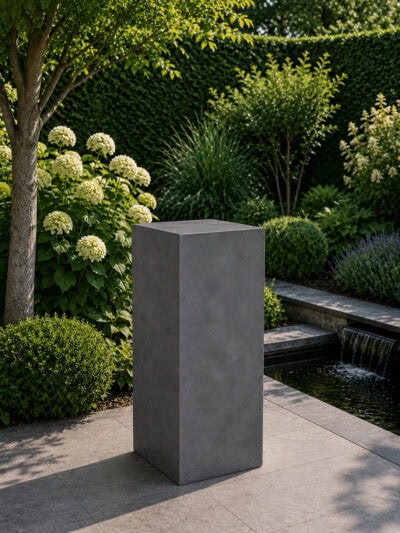 Sokkel / Zuil – Antraciet – Light Cement – 80x40x40 cm