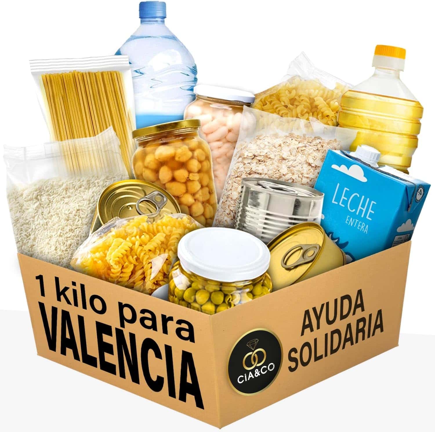 Más de 11.000 kilos de Alimentos para los afectados por la DANA en VALENCIA
