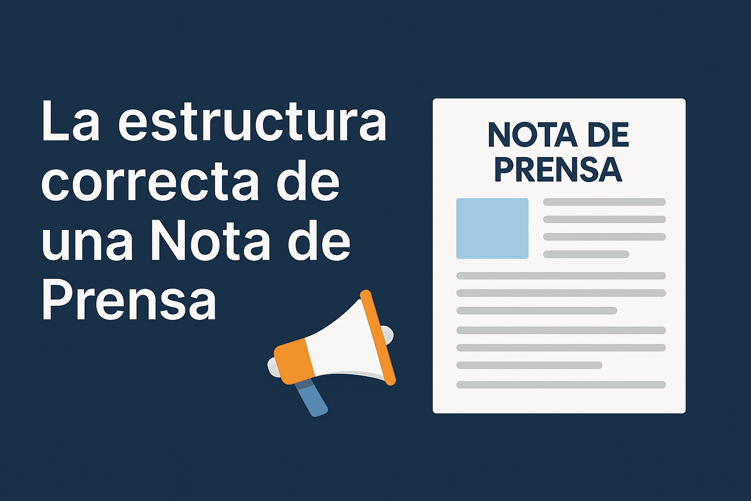 La estructura correcta de una Nota de Prensa - Periodistas - Iberian Press