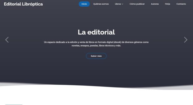 Editorial Libroptica renueva su sitio web