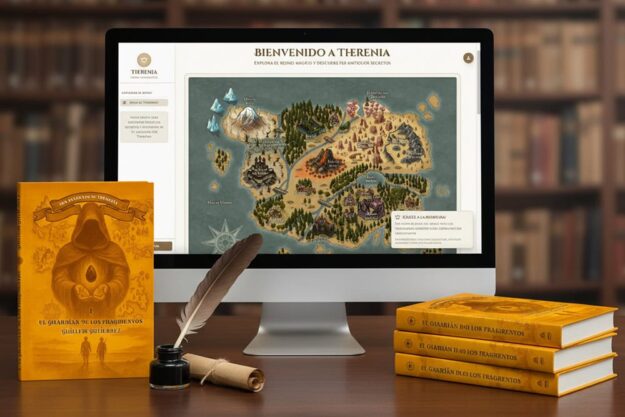 “Los Secretos de Therenia: El guardián de los fragmentos” lanza una nueva trilogía de fantasía épica que combina literatura e interacción digital