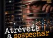 Poster for Bracamonte en Negro: 2nd Noir Novel Festival in Peñaranda de Bracamonte, 12–14 November 2026, featuring a person peering through blinds over a city at night.