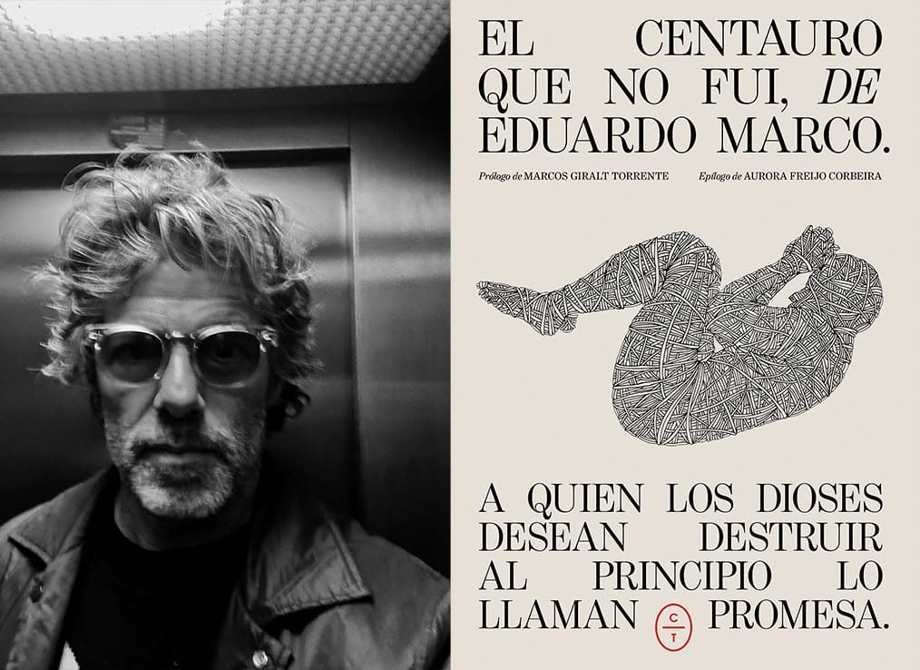Eduardo Marco presentará en Madrid "El centauro que no fui"