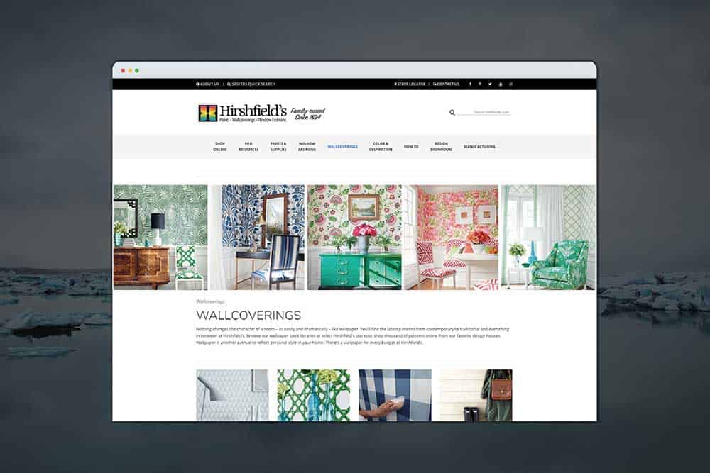 Hirshfields Portfolio Mockup