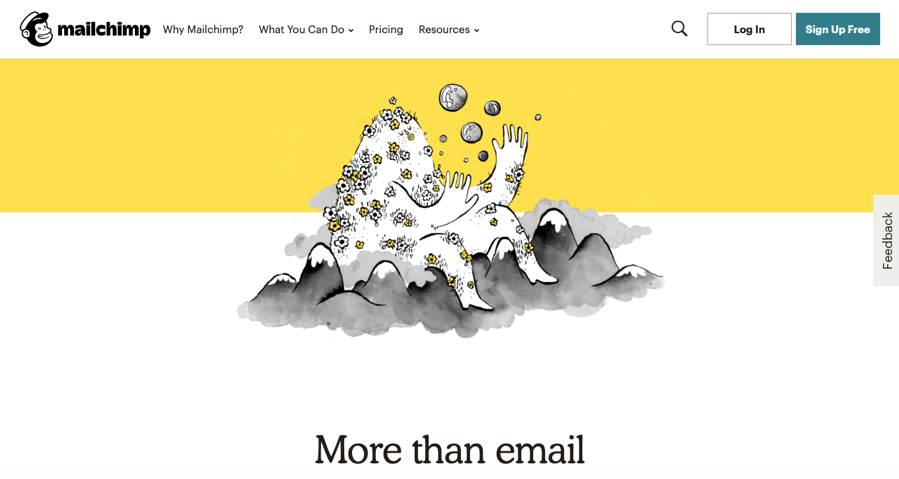 Mailchimp website