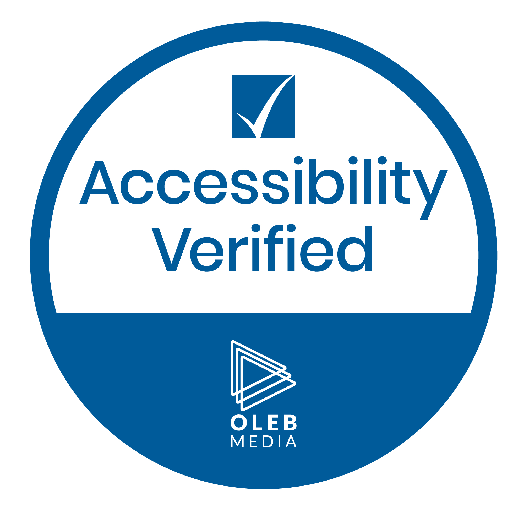 Oleb Media Accessibility Verified Certificate