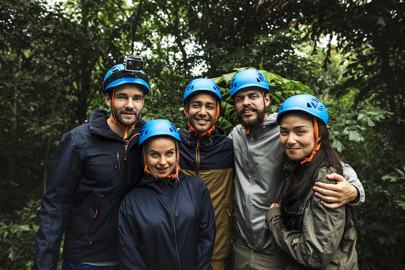 Team Building Outdoor In The Forest