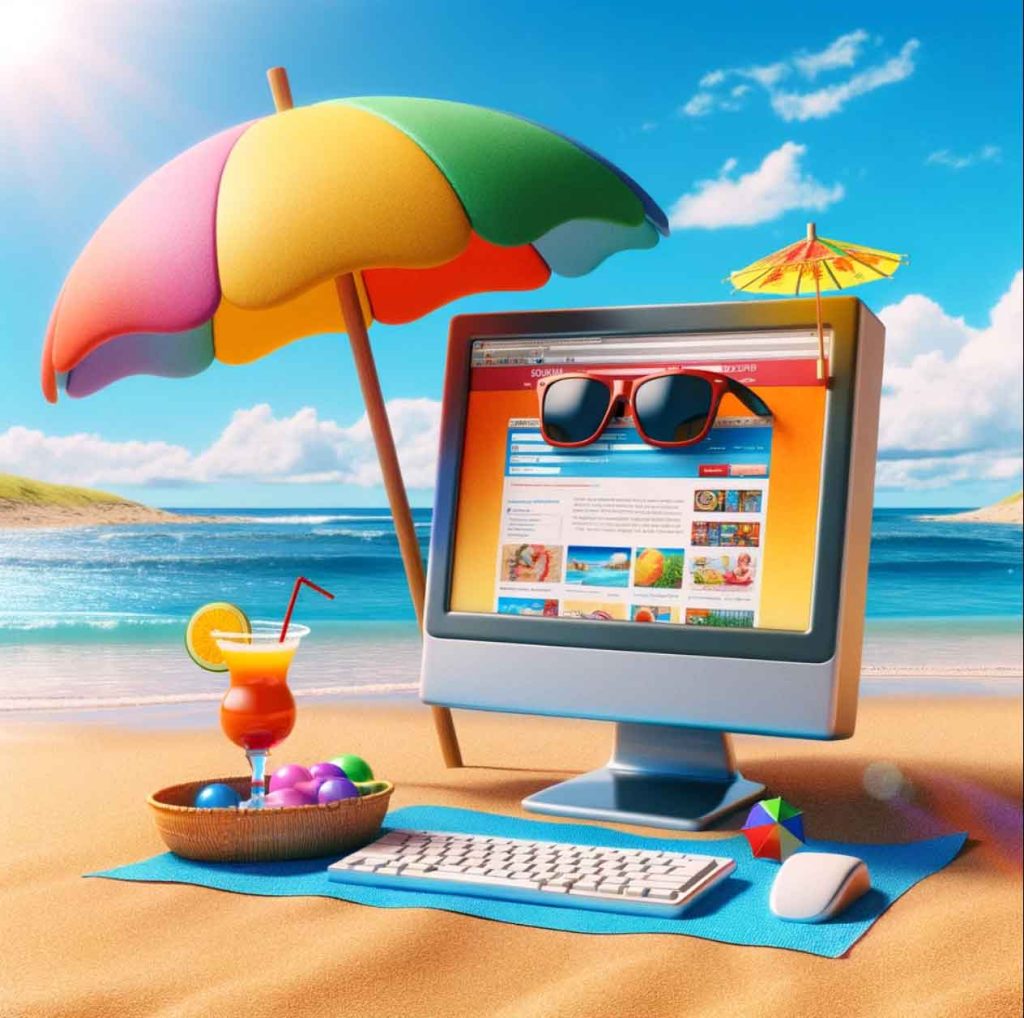 Website On Vacation