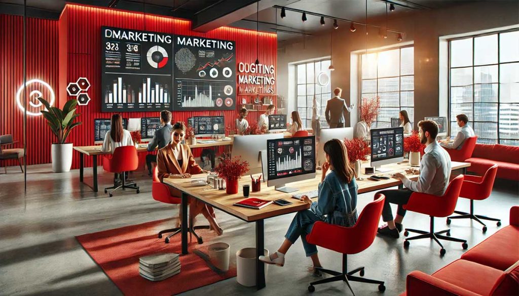 Marketing In Modern Office