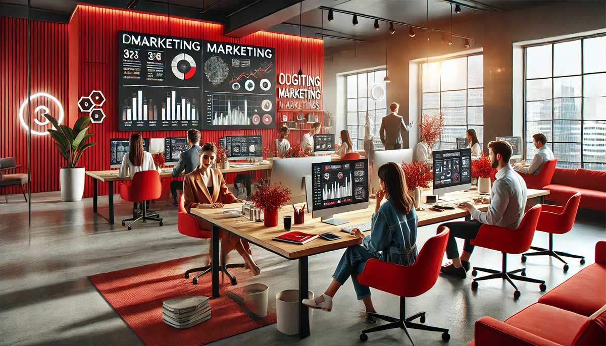 Marketing In Modern Office