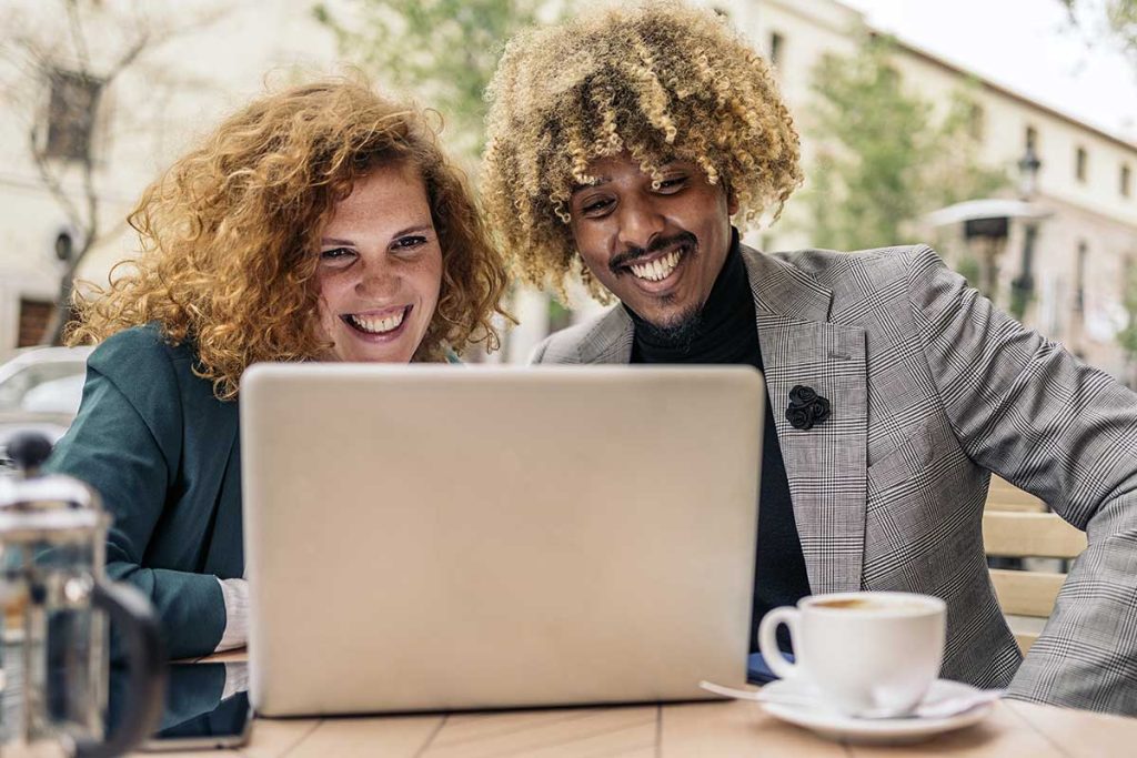 People Looking At Computer
