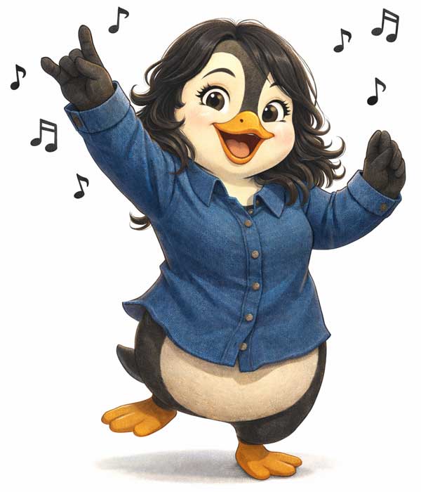 Tabby Penguin