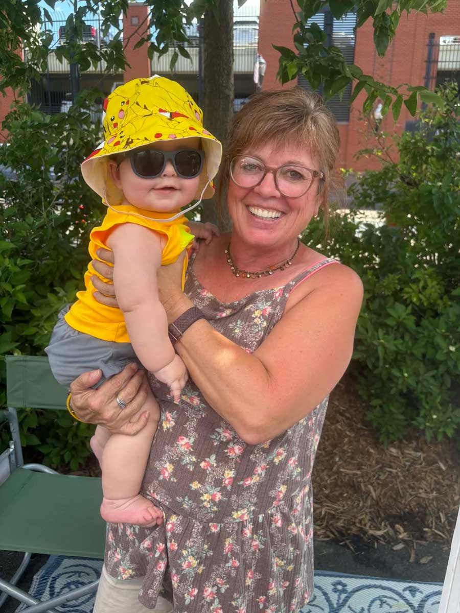 Jessie and her grandson