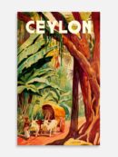 Ceylon Village Scene
