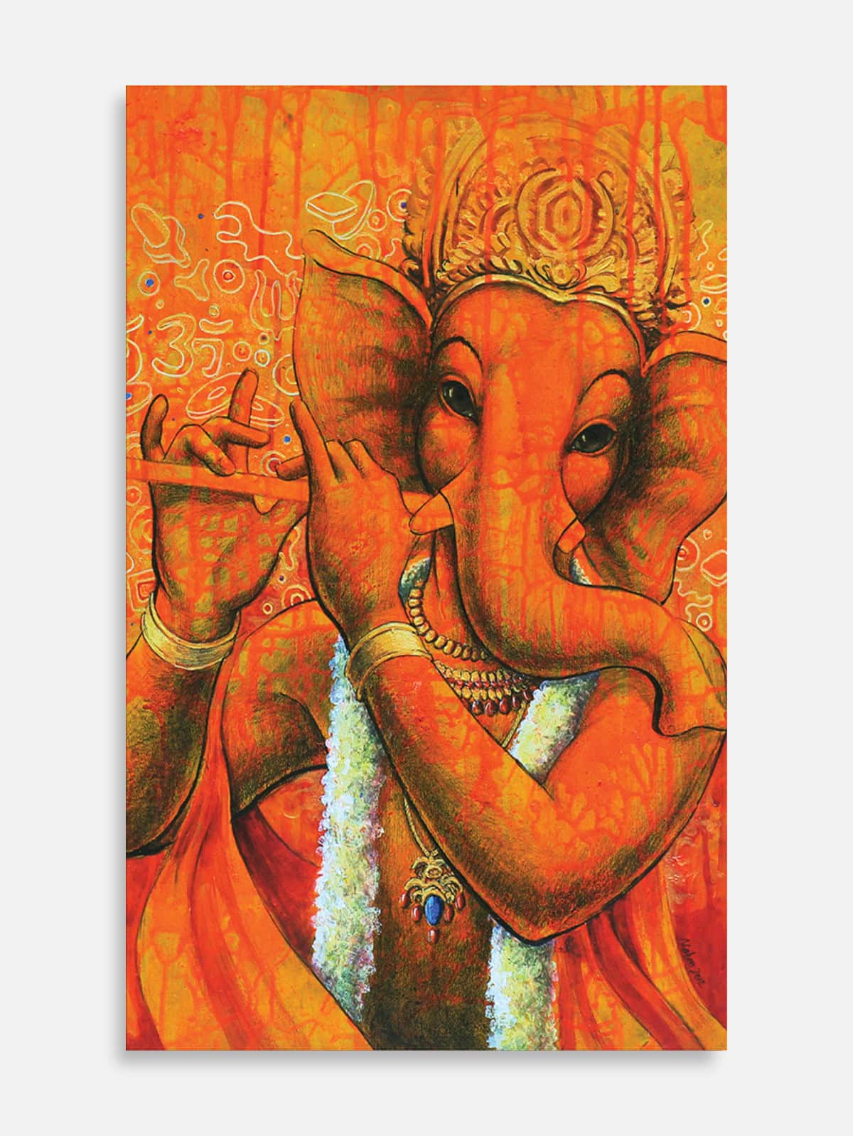 Lord Ganesha with Flute 3