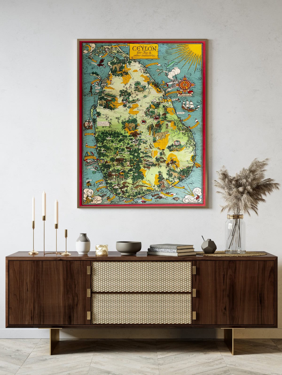 Tea and Other Industries Map - Image 2