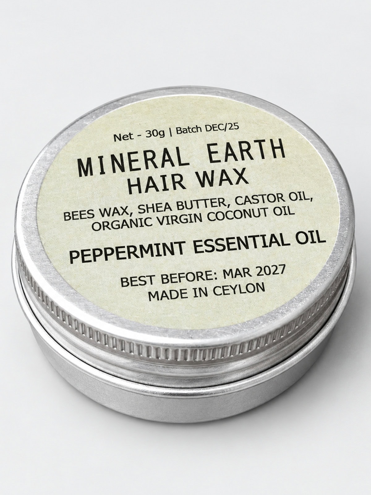 Mineral Earth Hair Wax