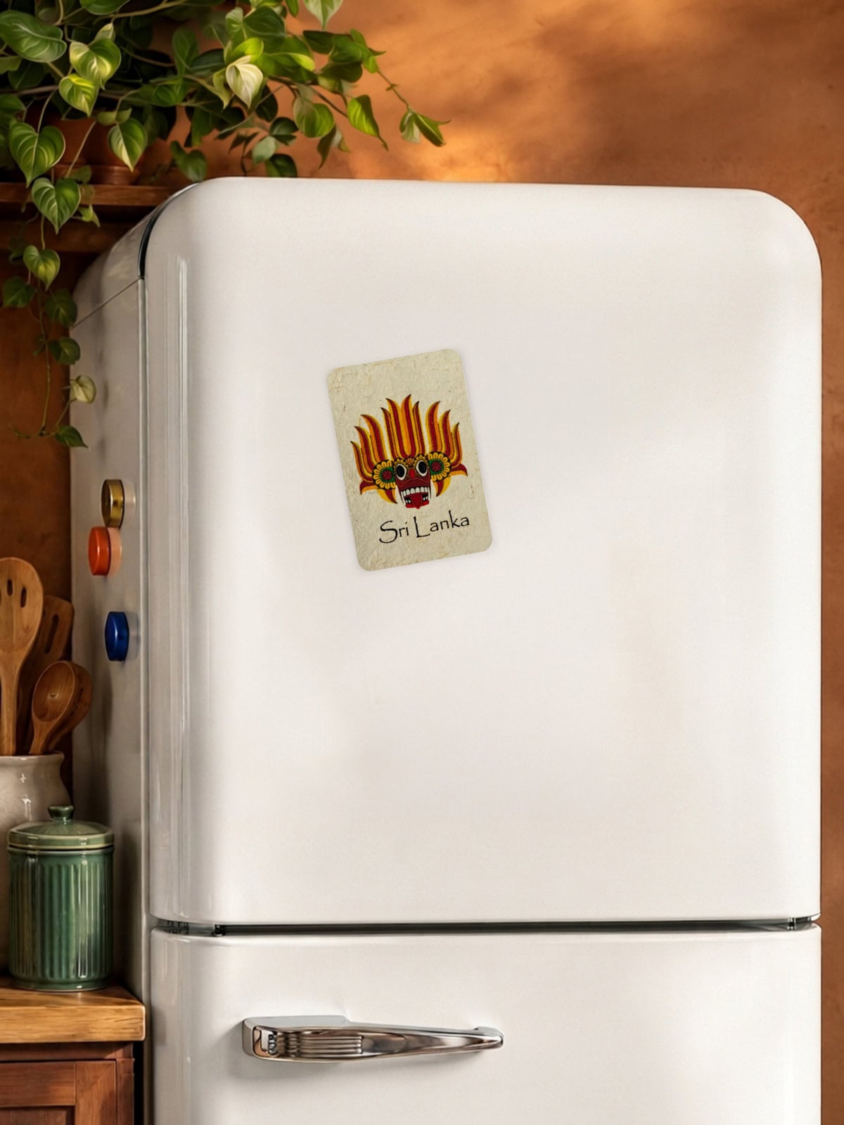 Mask Mana Grass Fridge Magnet - Image 2
