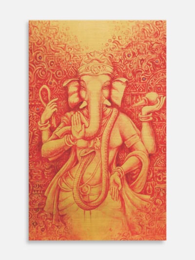 Ganesha Vinyaki Red & Gold