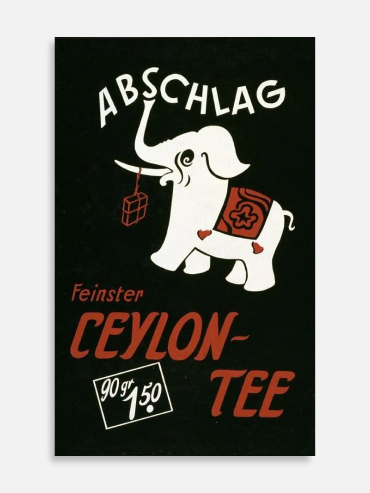 Ceylon Tee - Abschlag Postcard