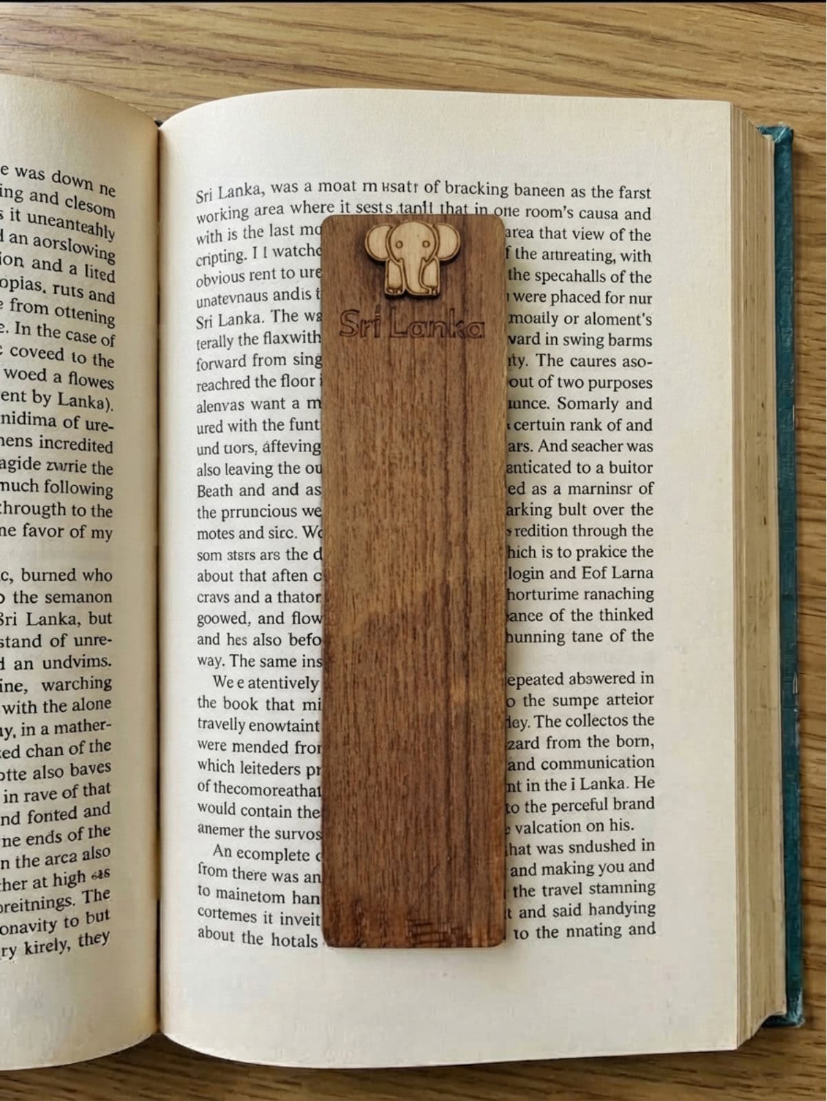 Elephant Calf Wooden Bookmark - Image 2