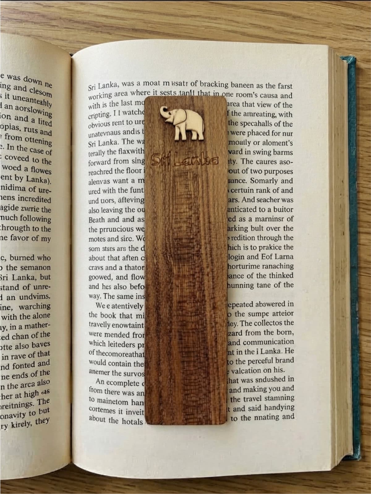 Elephant Wooden Bookmark - Image 2