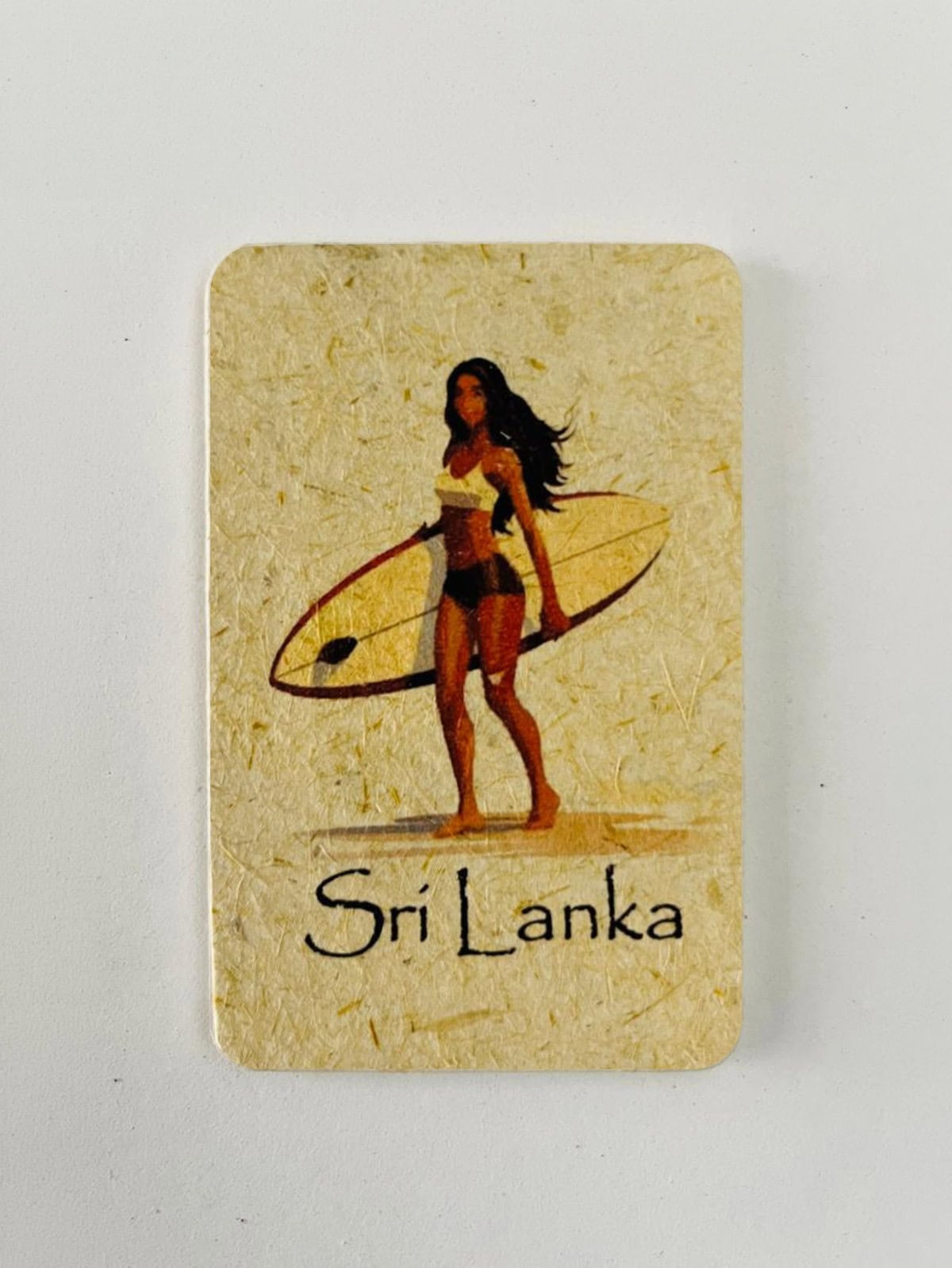 Surfer Girl Mana Grass Fridge Magnet