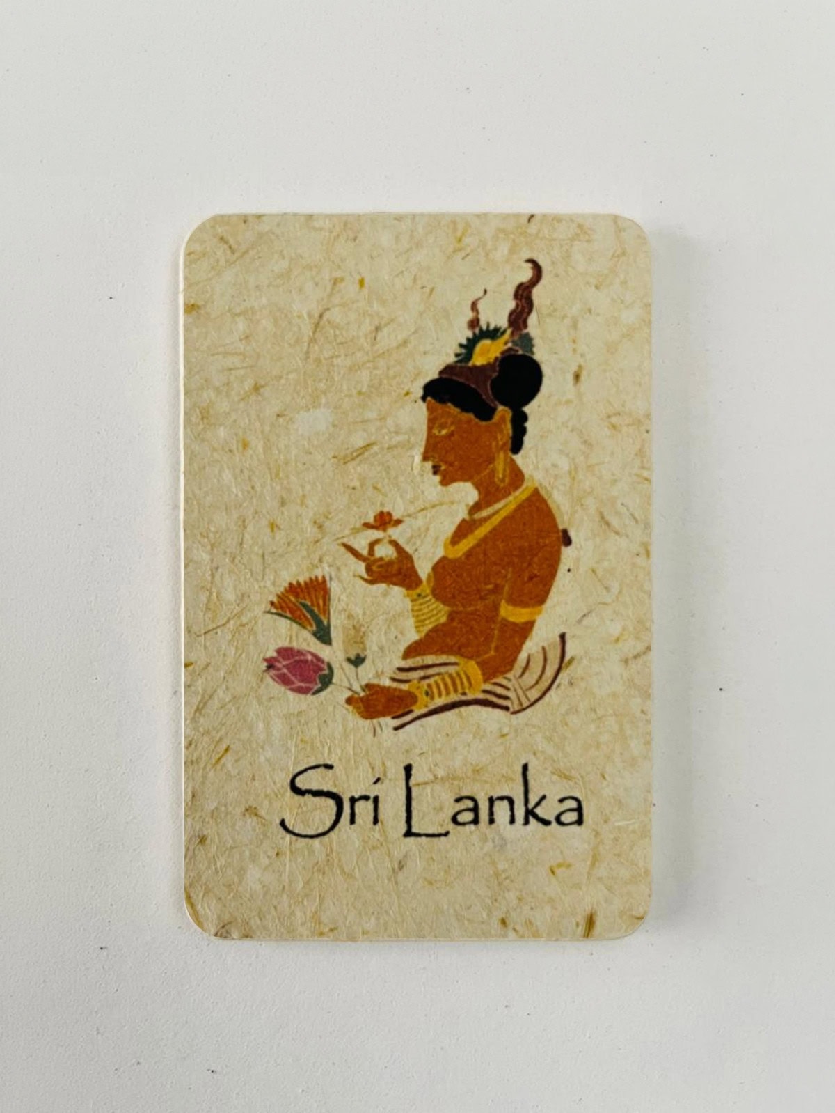 Sigiriya Frescoes Mana Grass Fridge Magnet