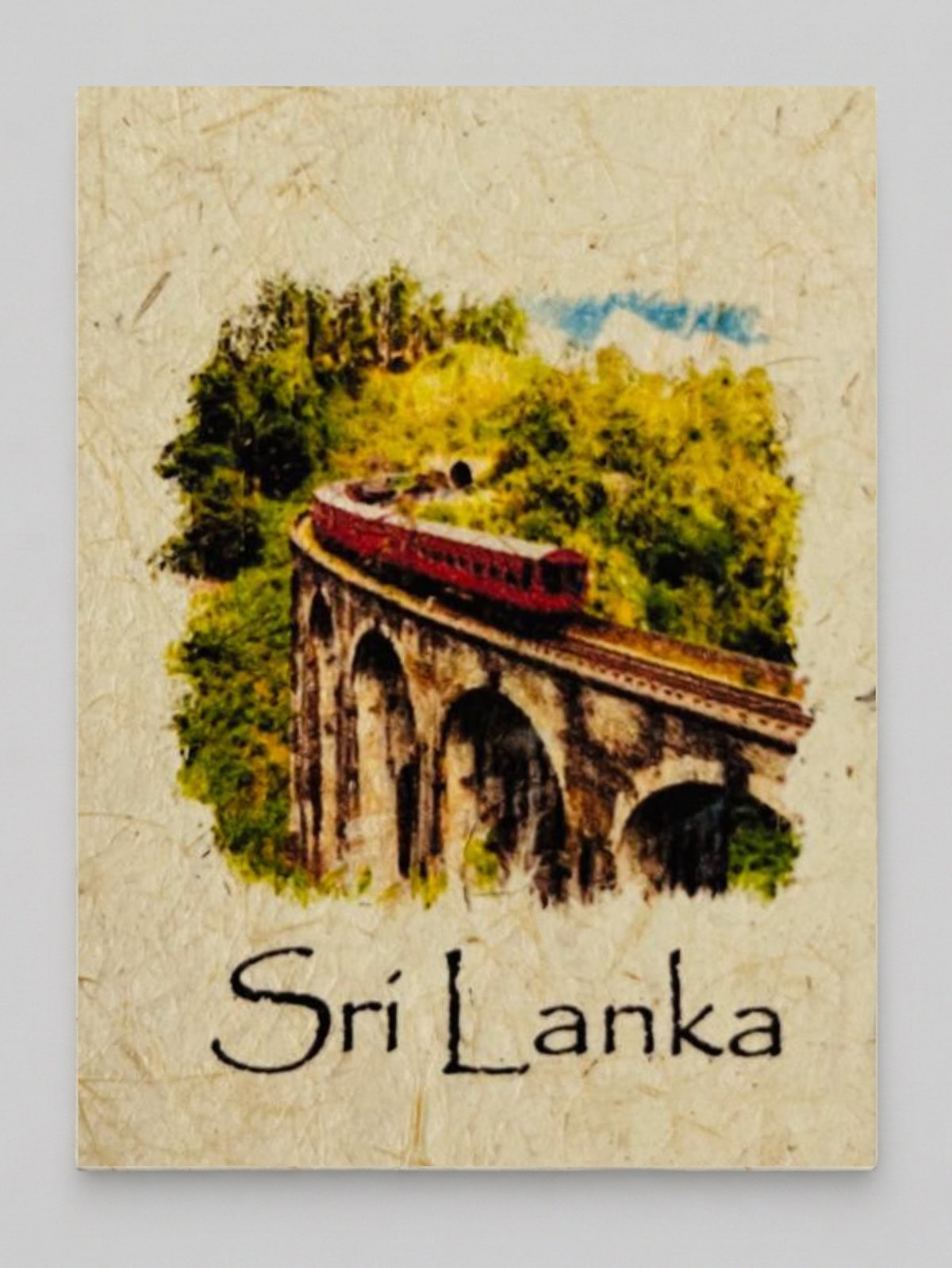 Ella Nine Arch Bridge Mana Grass Greeting Card