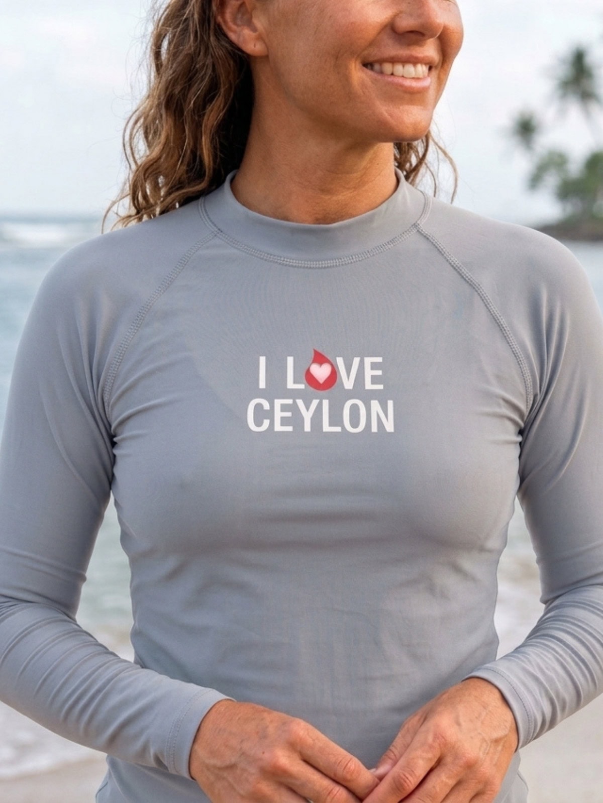 Grey Surfing Rashguard - Image 2