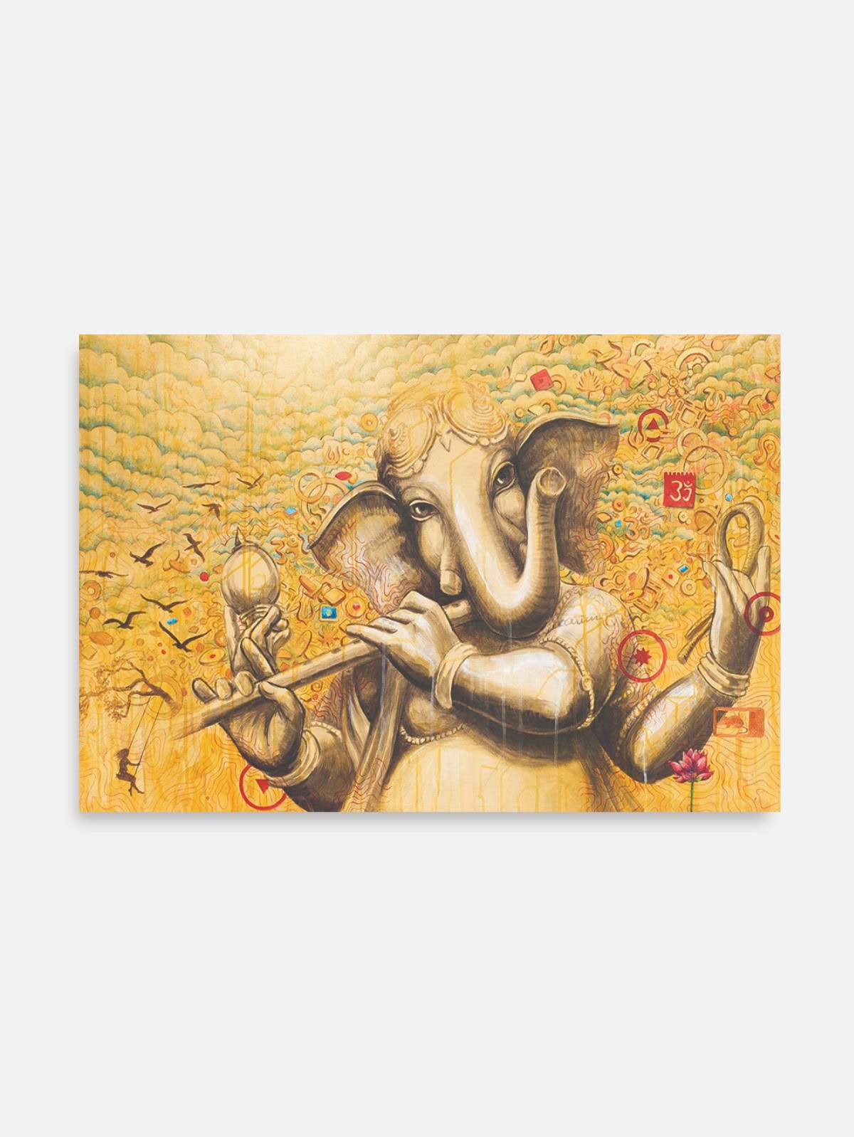 Ganesha with Flute 1