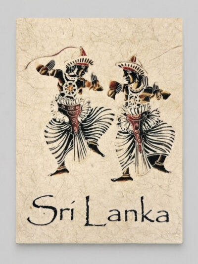 Kandyan Dancers Mana Grass Greeting Card