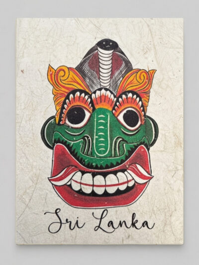 Kolama Mask Mana Grass Greeting Card