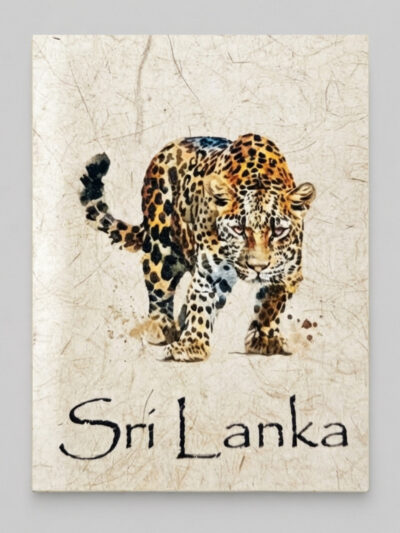 Leopard Mana Grass Greeting Card