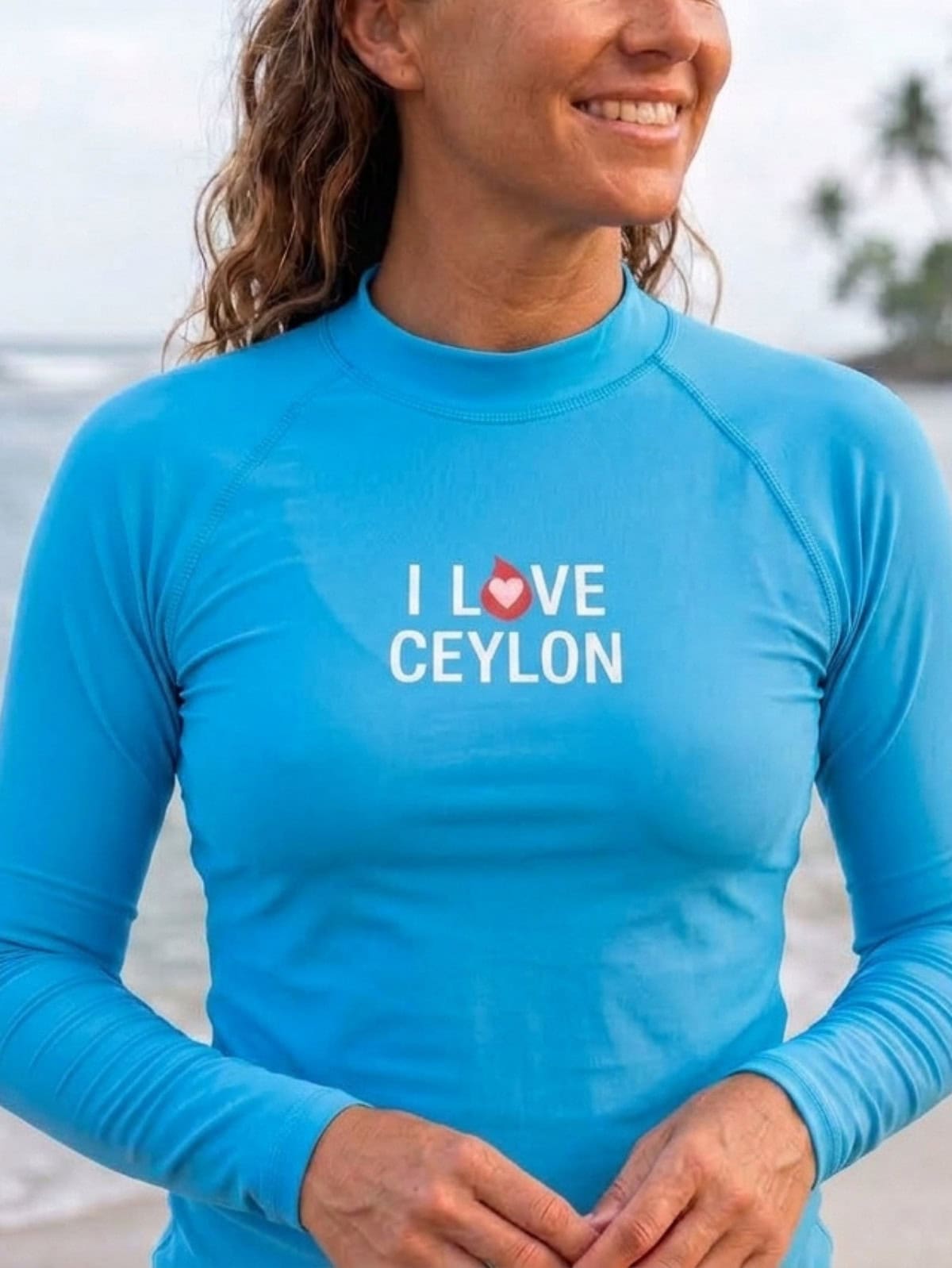 Light Blue Surfing Rashguard - Image 2