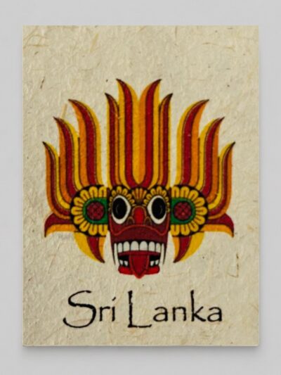 Mask Mana Grass Greeting Card