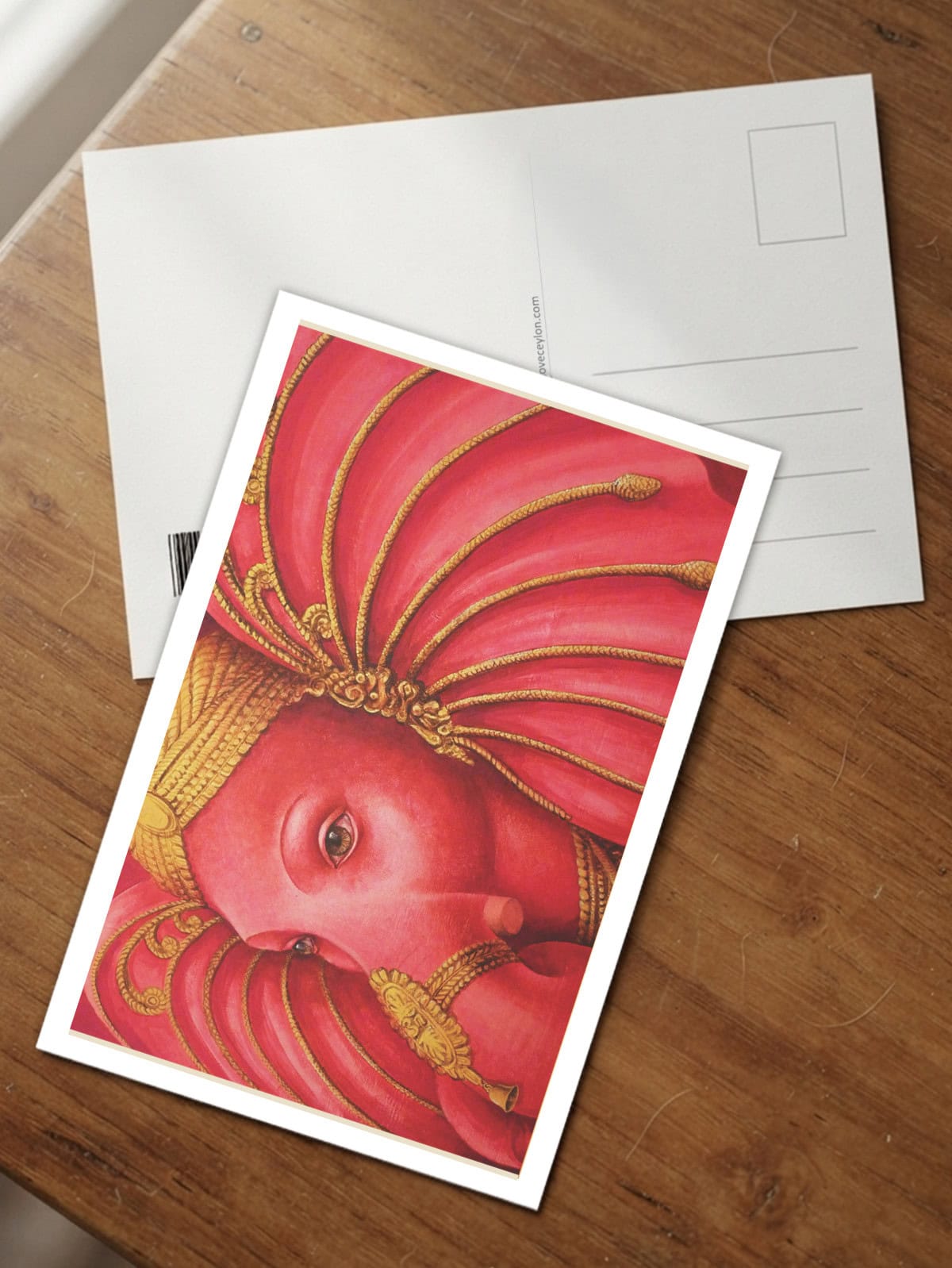 Ganesha the Watchman's Bell Pink & Gold - Image 2