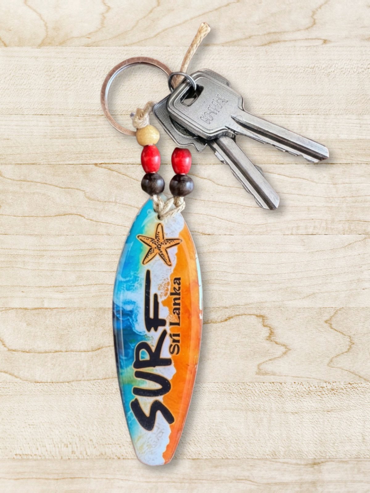Star Fish Surf Sri Lanka Key Tag - Image 2
