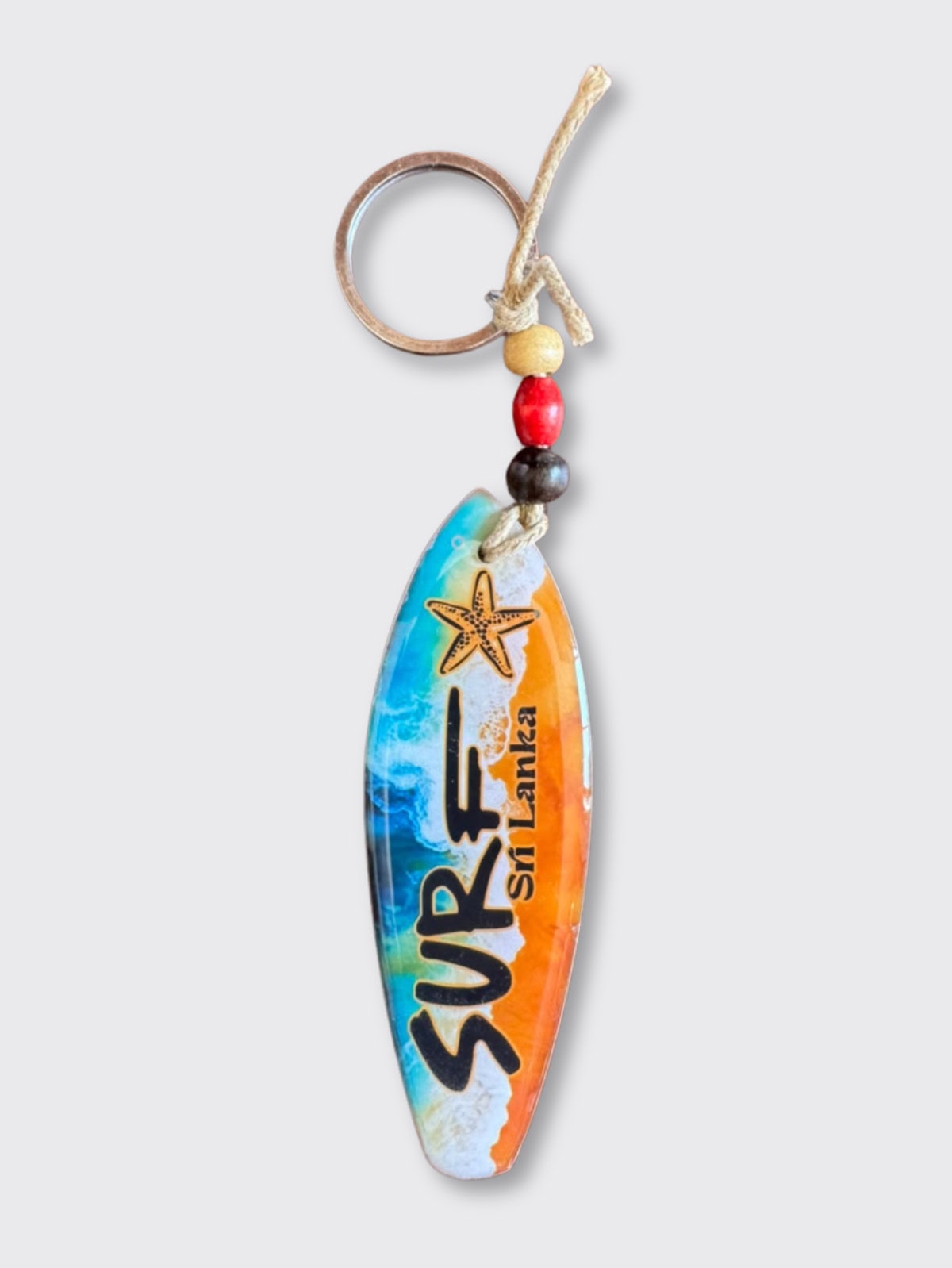 Star Fish Surf Sri Lanka Key Tag