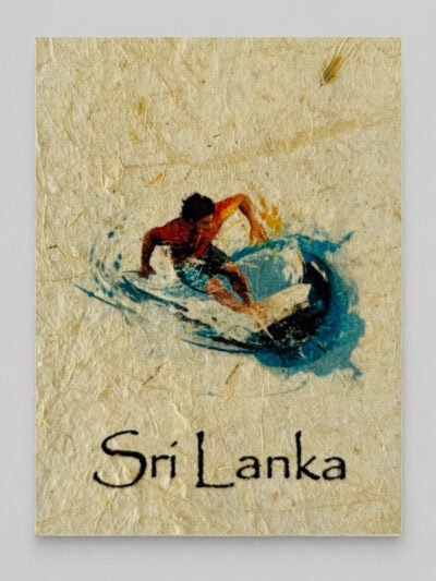 Surfer Boy Mana Grass Greeting Card