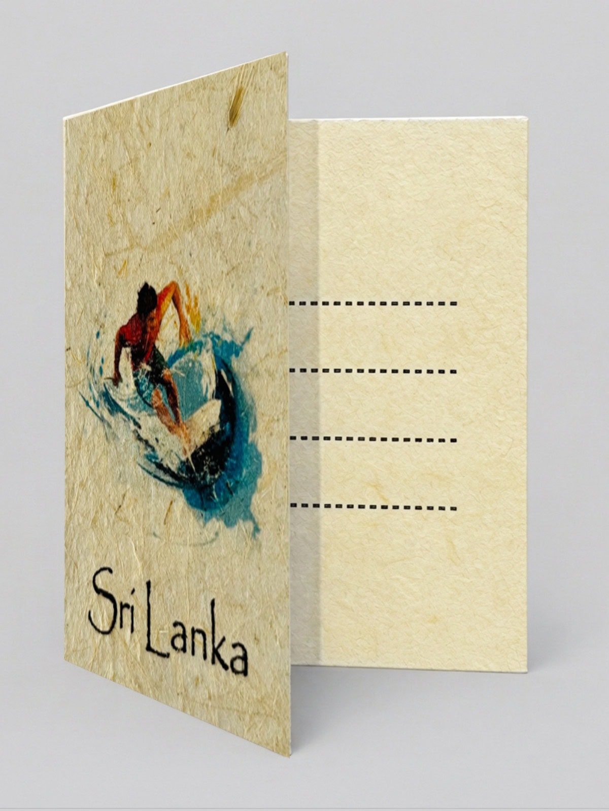 Surfer Boy Mana Grass Greeting Card - Image 2
