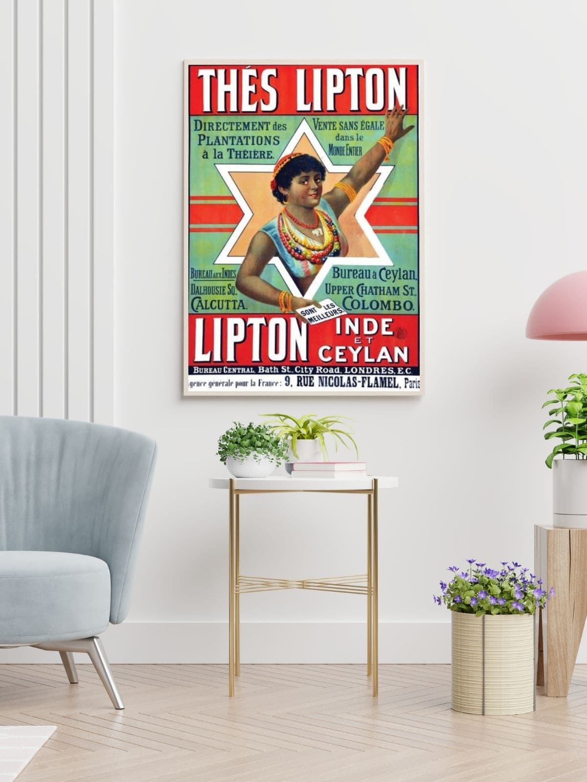Thes Lipton Inde Et Ceylan Poster - Image 2