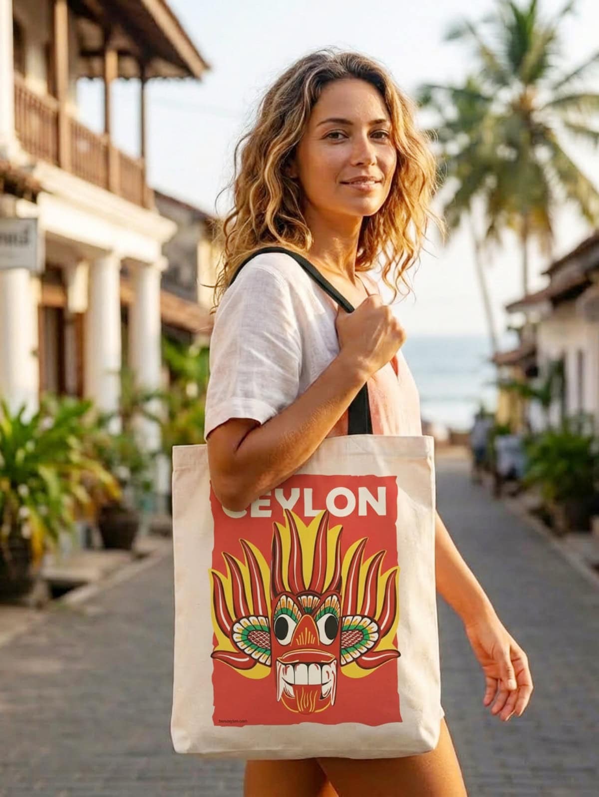 Mask Beach Bag - Image 2