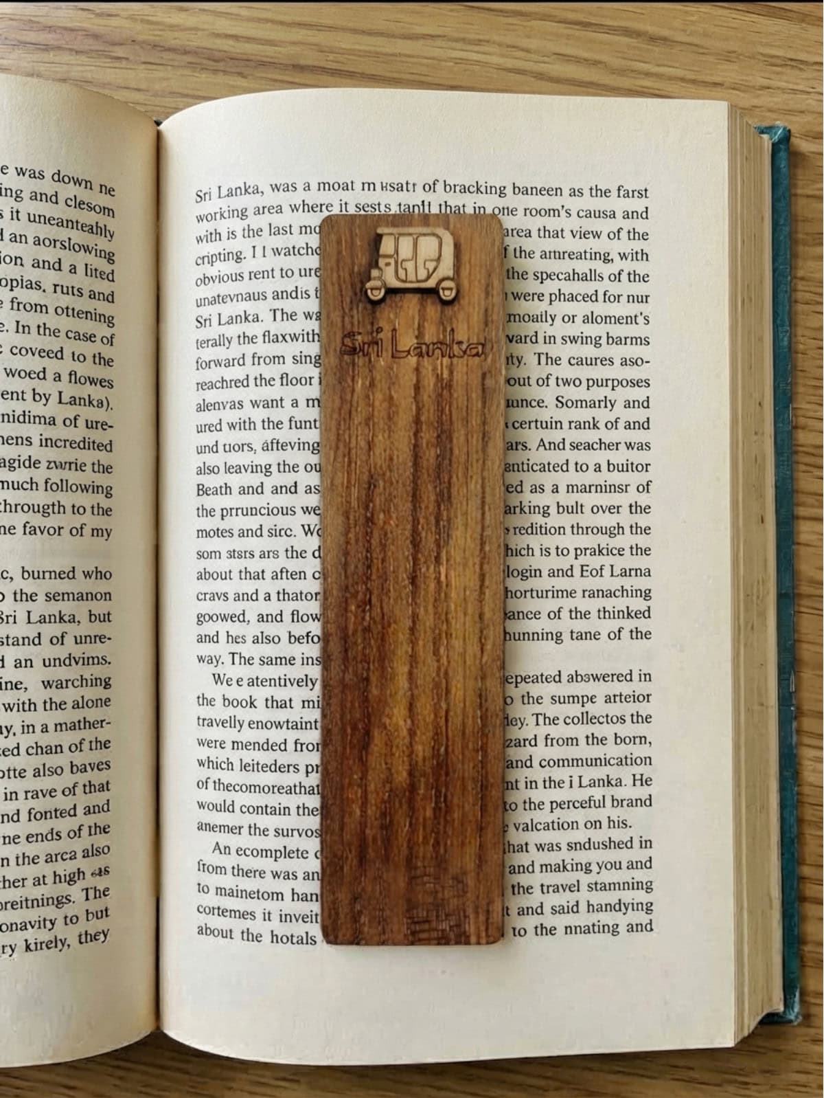 Tuk Tuk Wooden Bookmark - Image 2